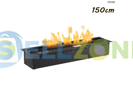 Μεγάλο ηλεκτρικό διακοσμητικό τζάκι 150 εκ. με οπτική φωτιά – DD588